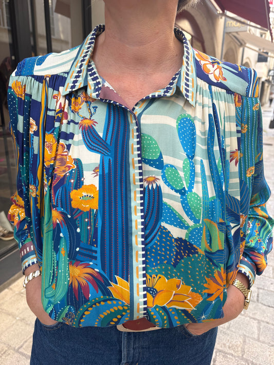 Chemise Méline mode "Cactus" chez Wild