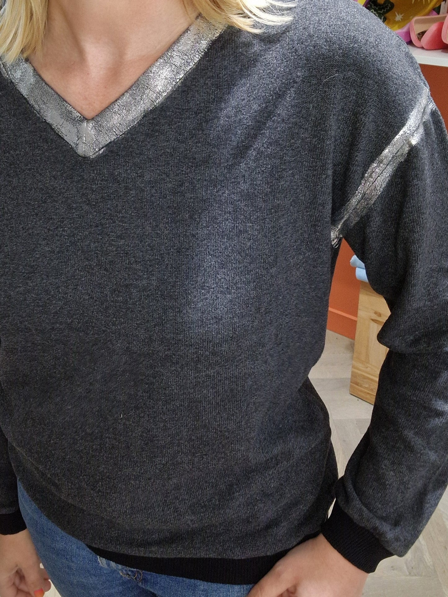 Pull détails dorés NINE Tees