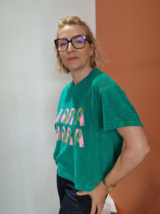 T-shirt éponge "Bora Bora" Marcello Collection