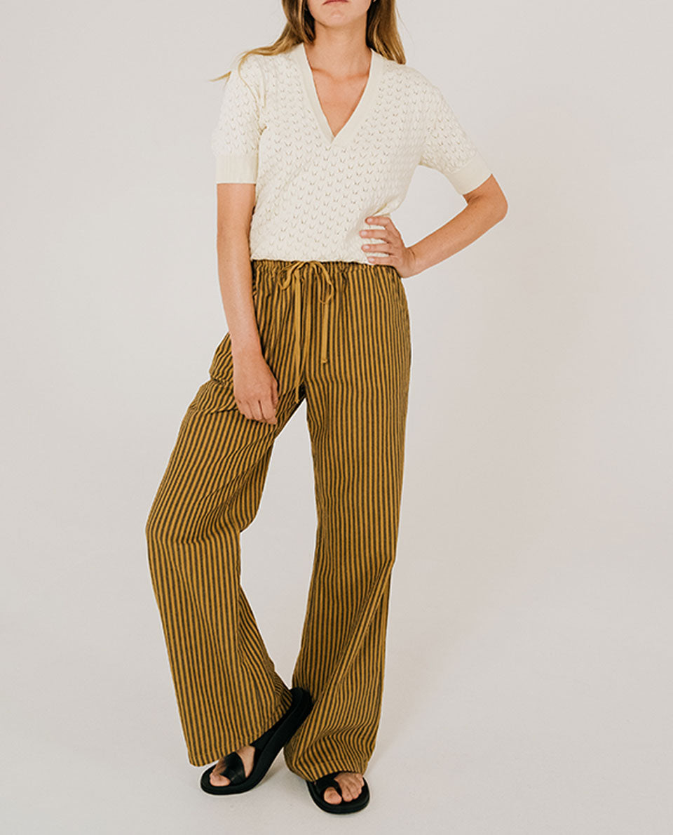 Pantalon rayé à cordon Tinsels