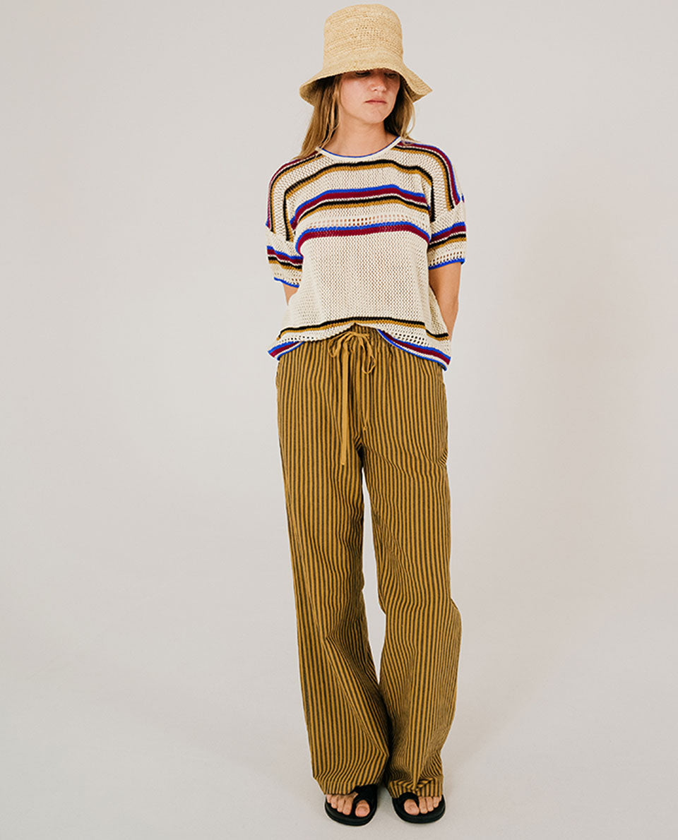 Pantalon rayé à cordon Tinsels