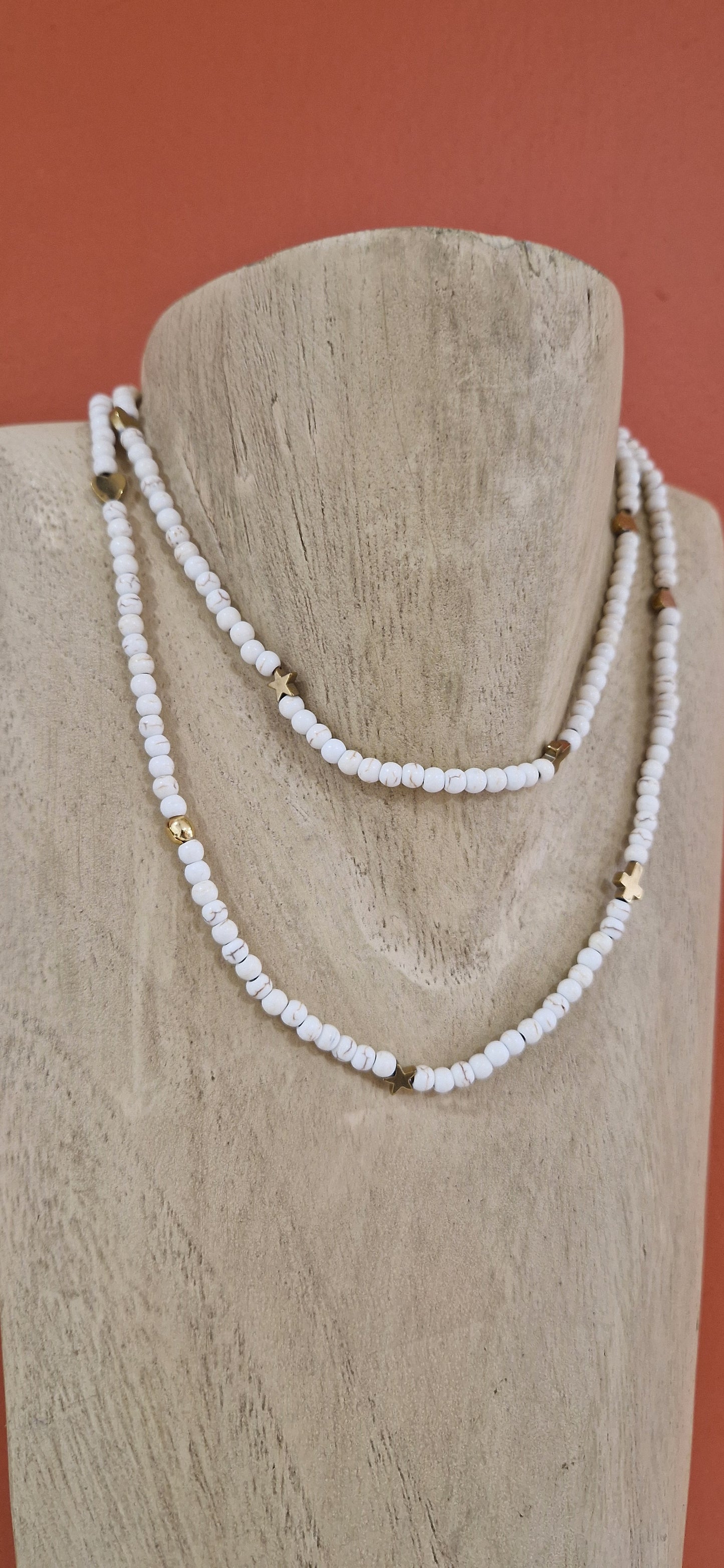 Collier ou bracelet "Zoé" Le Monde Est Stone