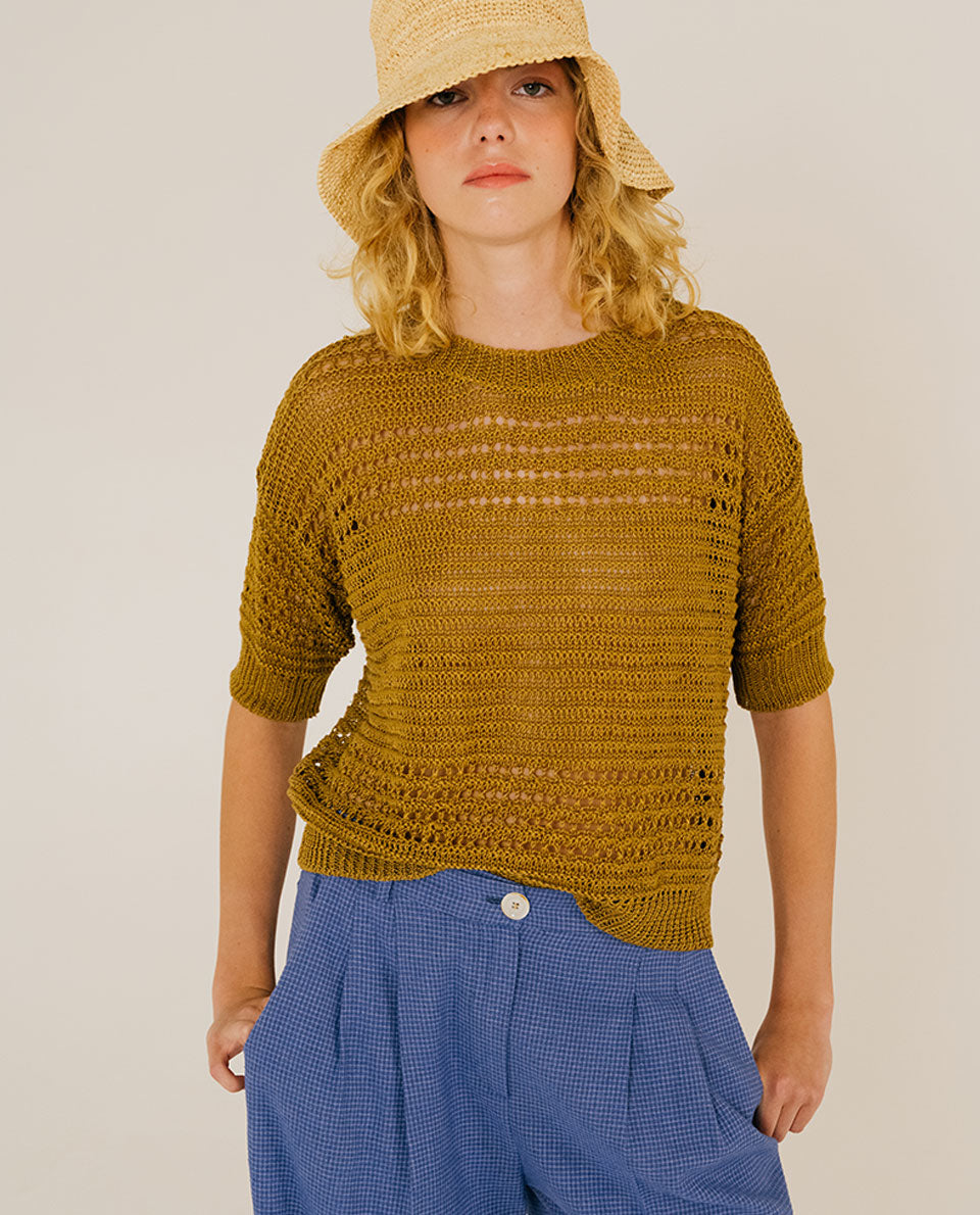 Pull maille ajourée Tinsels