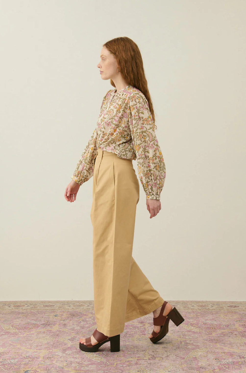 Chemise fleurie manches longues Louise Misha