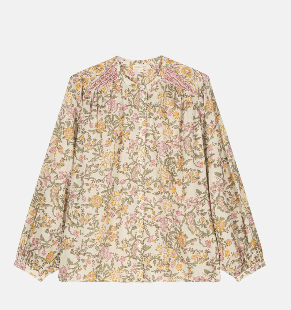 Chemise fleurie manches longues Louise Misha