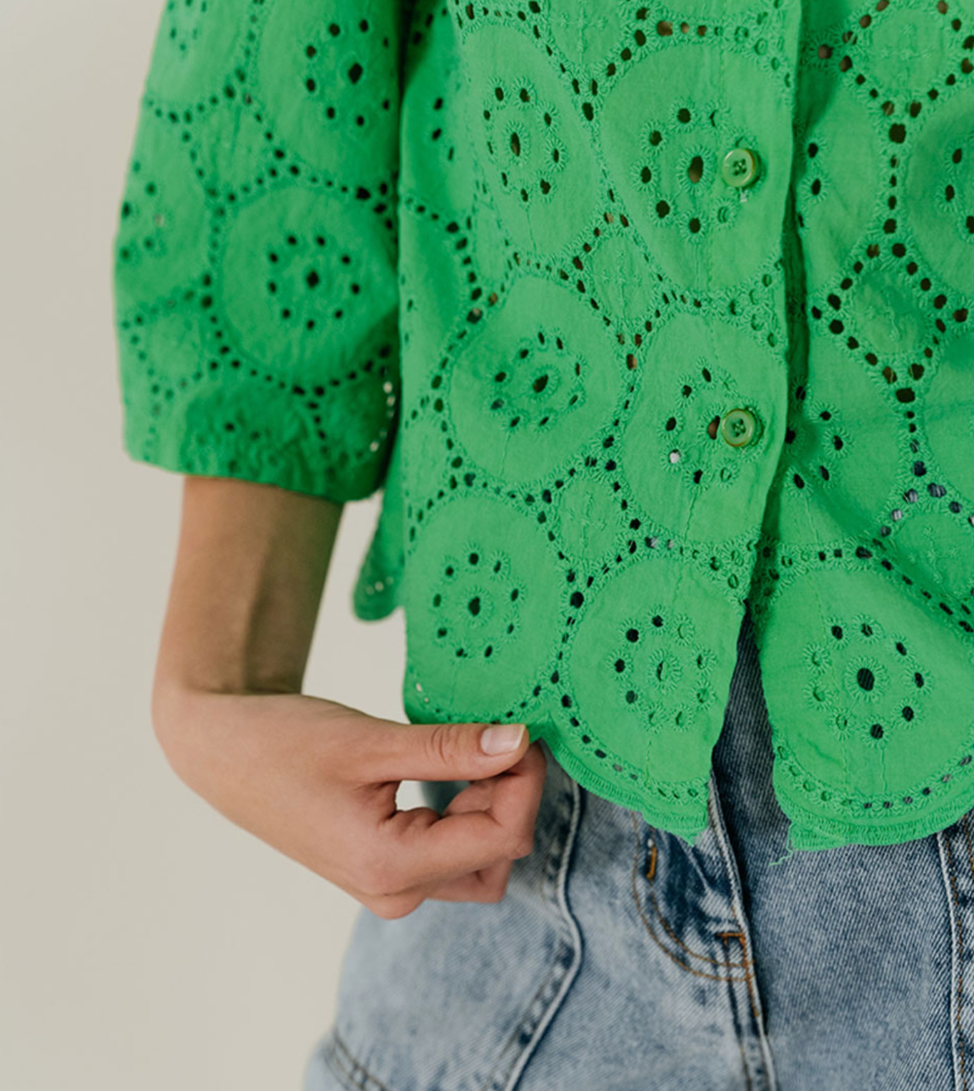 Chemise broderies Tinsels
