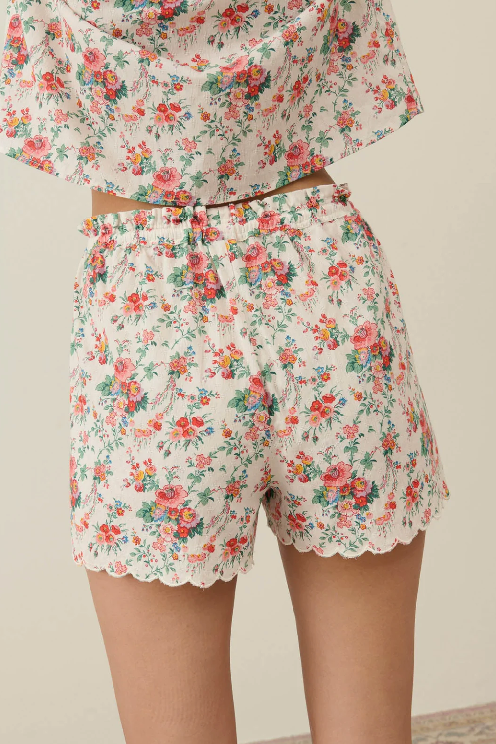 Set Pyjama fleuri short Louise Misha