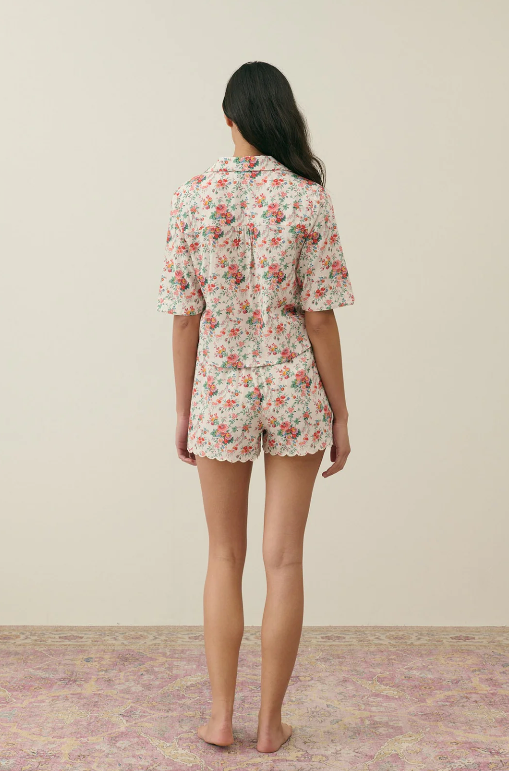 Set Pyjama fleuri short Louise Misha