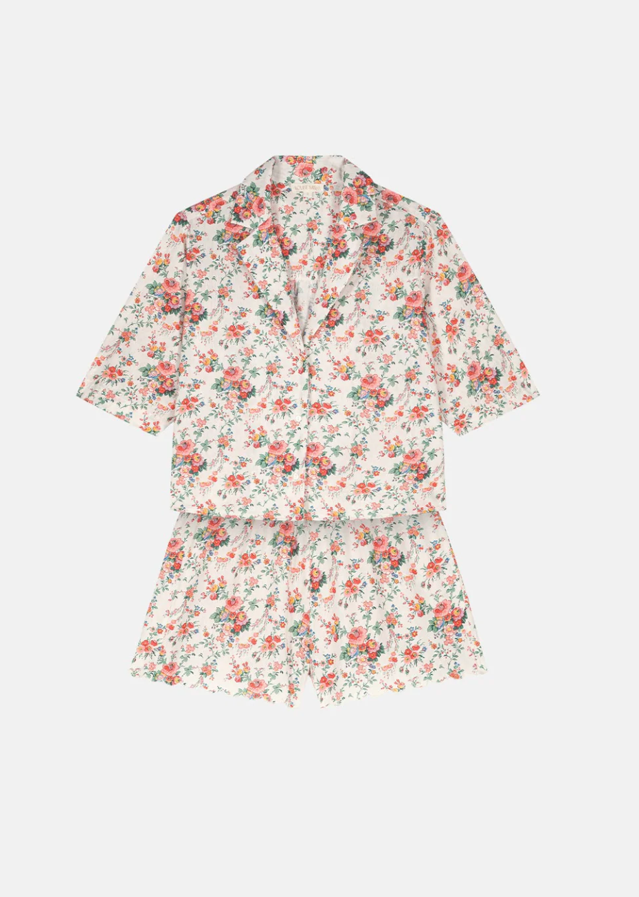 Set Pyjama fleuri short Louise Misha