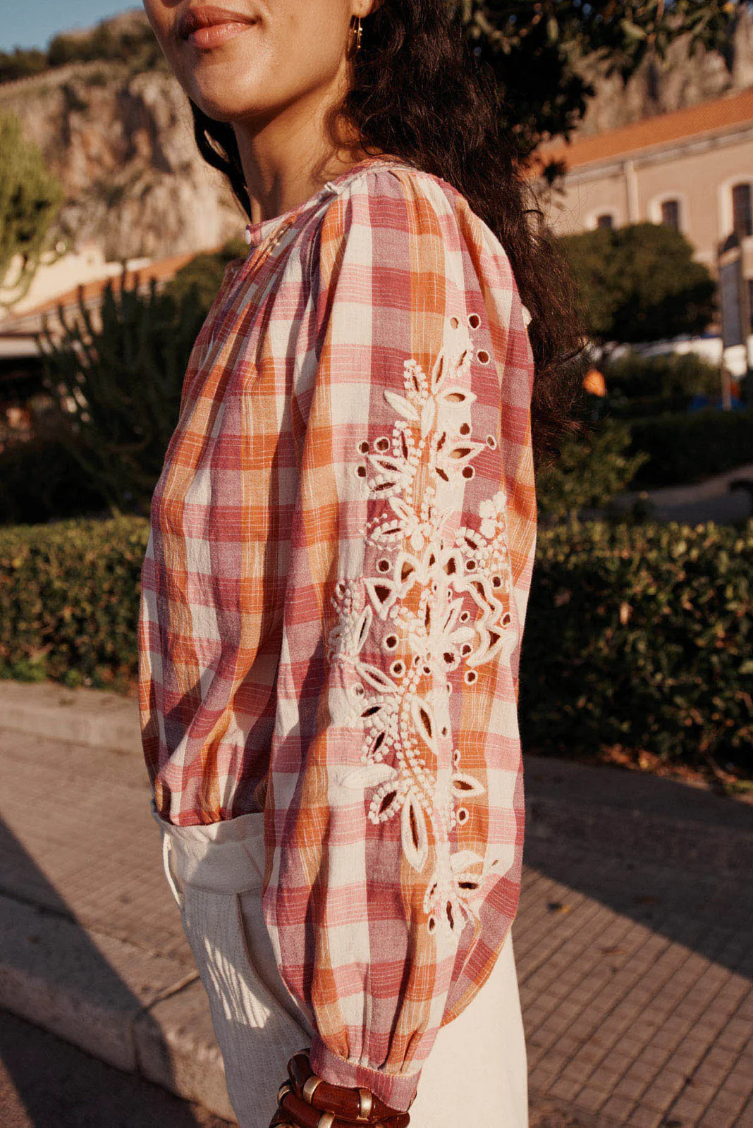 Blouse à carreaux Manches longues Louise Misha