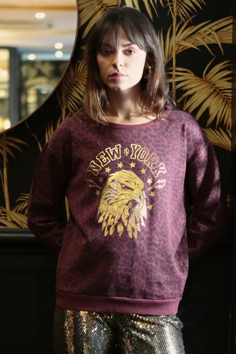 Sweat motif aigle NINE Tees