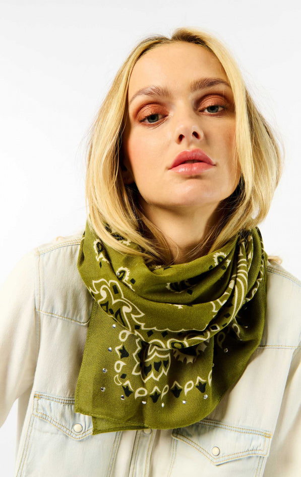 Foulard Medium "Paisley" Wild