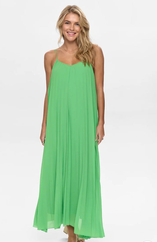 Robe longue bretelles "Parisa" chez Nümph