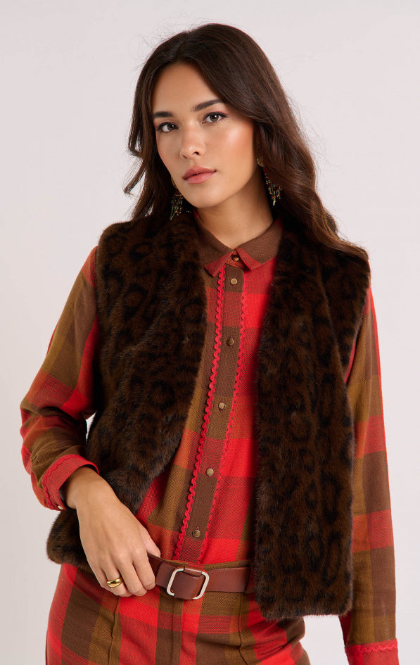 Bolero fausse fourrure "Barney" chez Wild