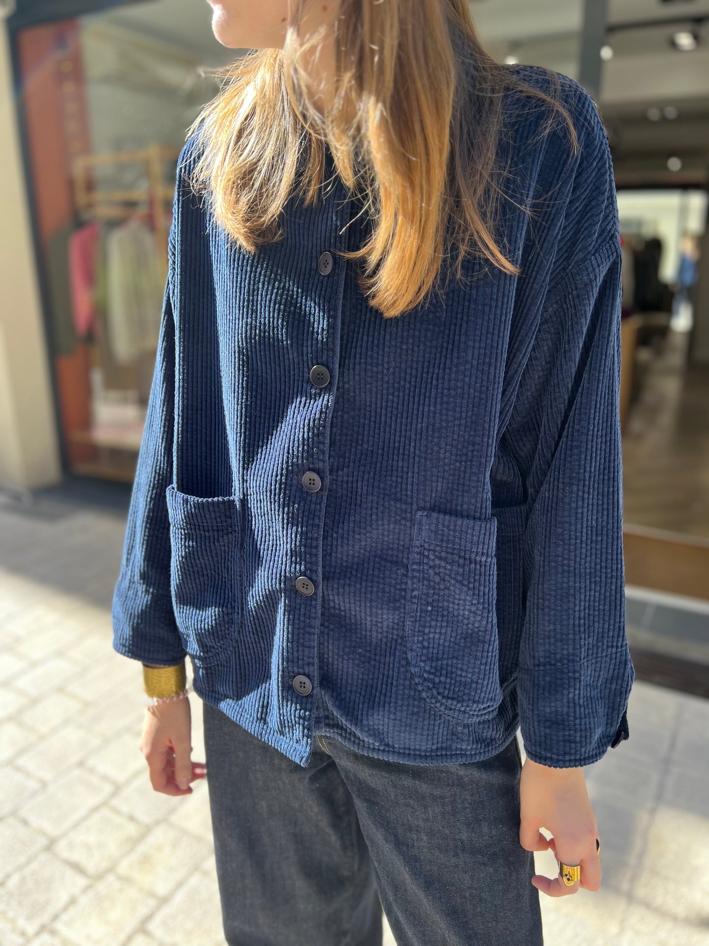 Veste velours "Zoé" Drolatic