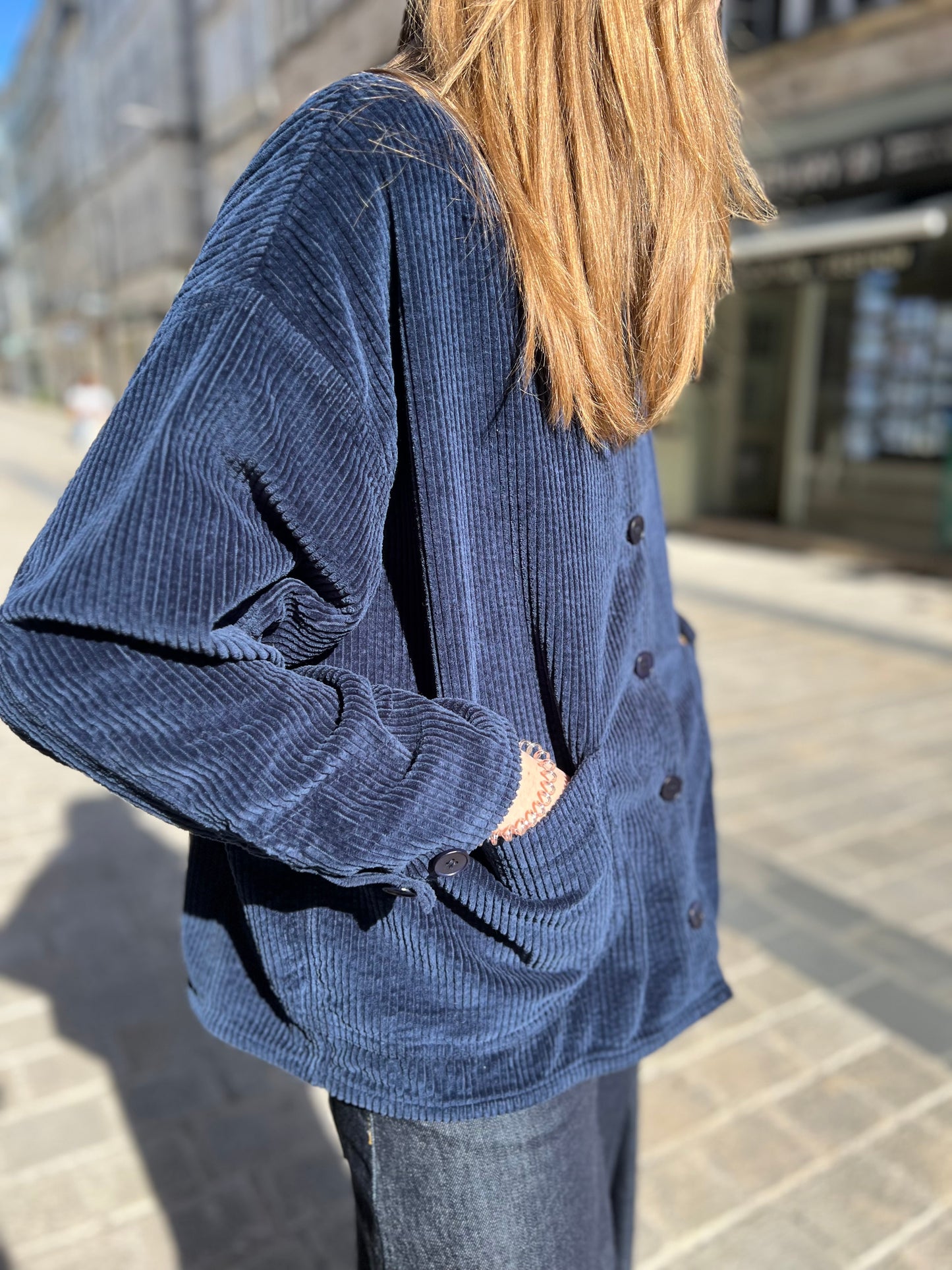 Veste velours "Zoé" Drolatic