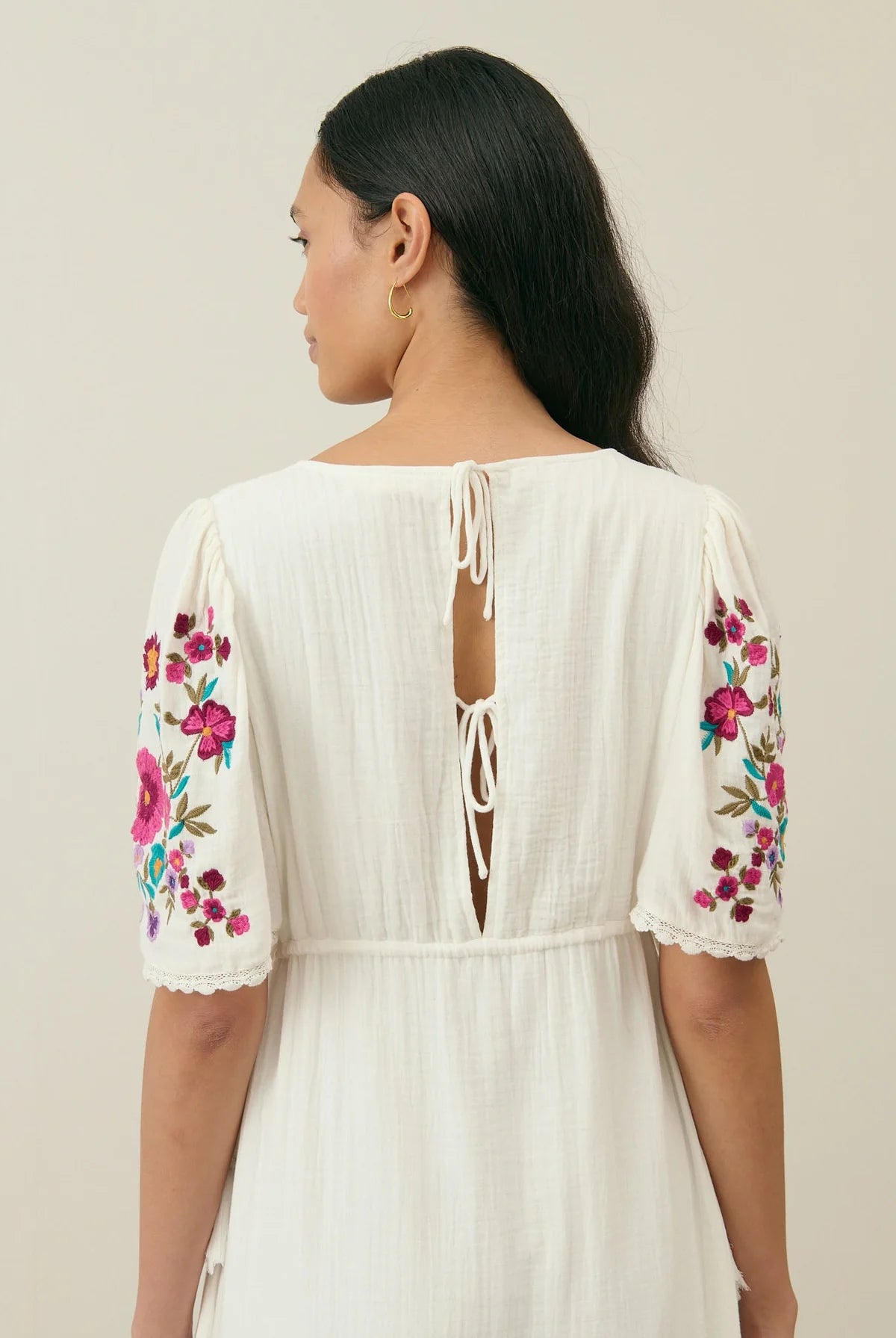 Robe longue en gaze de coton Louise Misha