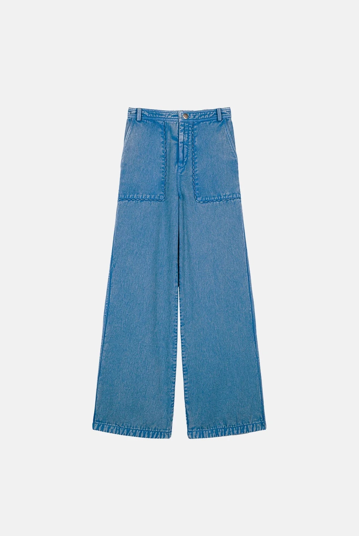 Pantalon bleu droit Louise Misha