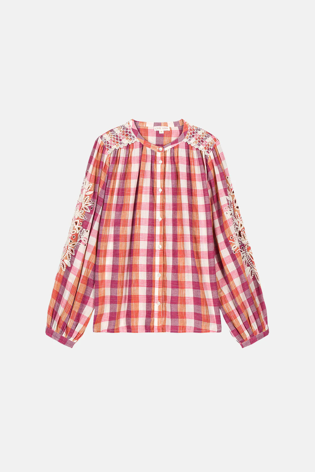 Blouse à carreaux Manches longues Louise Misha