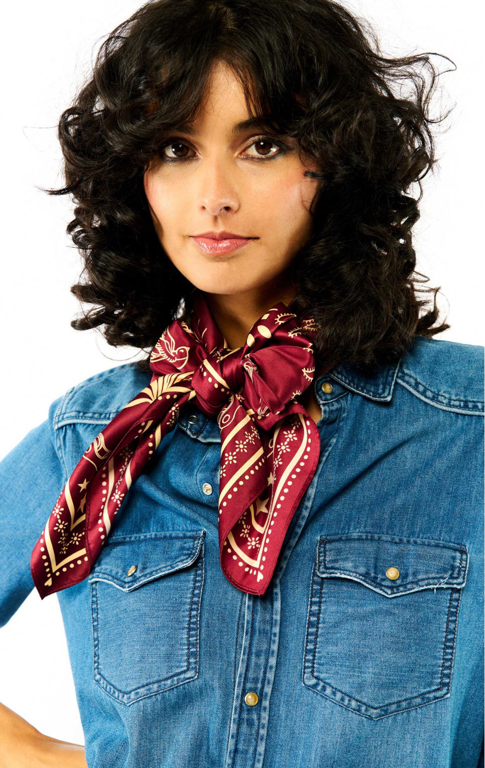 Foulard medium motif Bandana