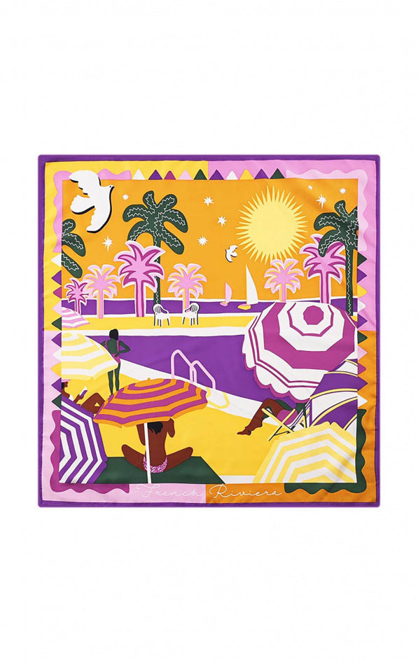 Foulard medium motif chachacha Wild