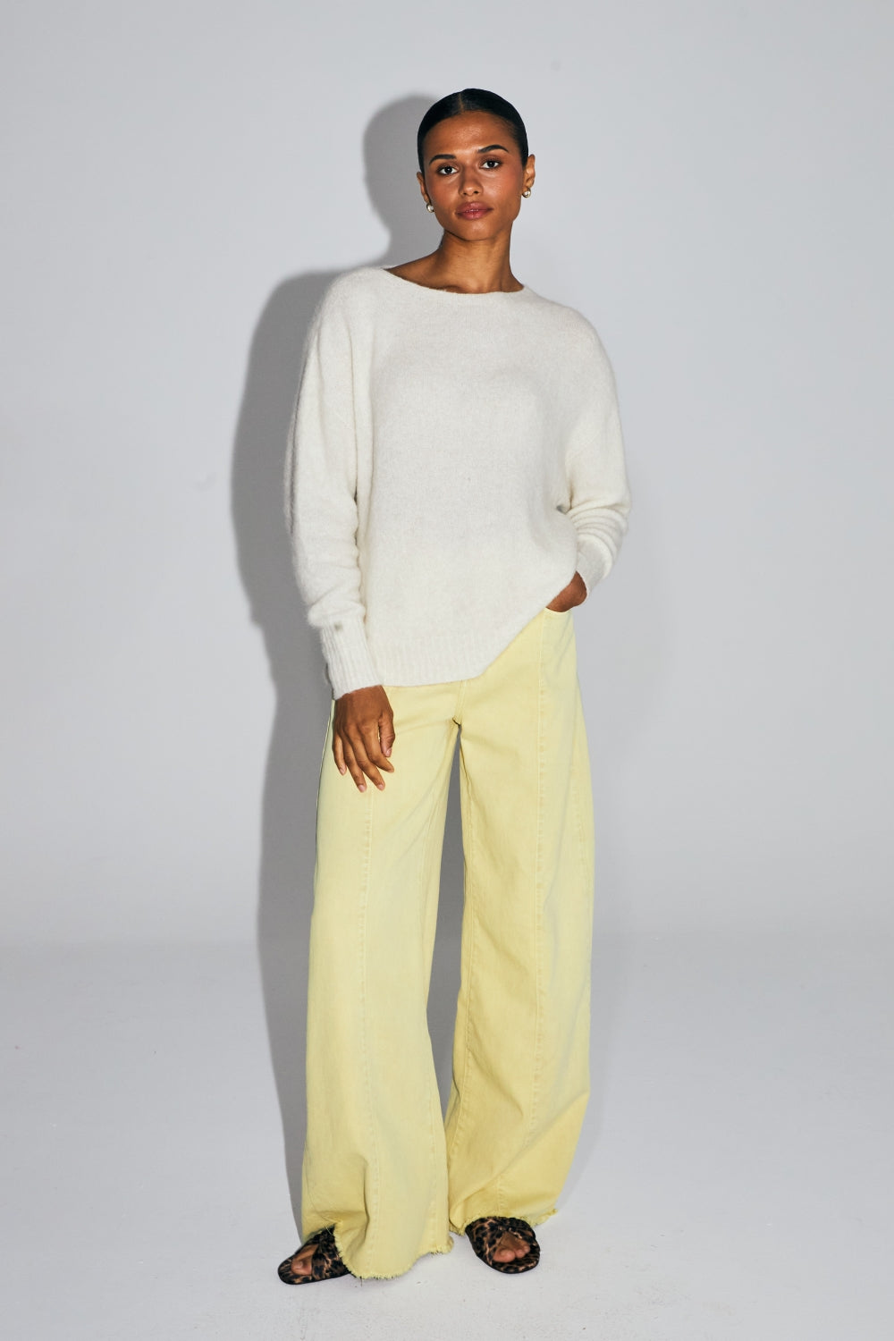 Jean large taille haute Imprévu