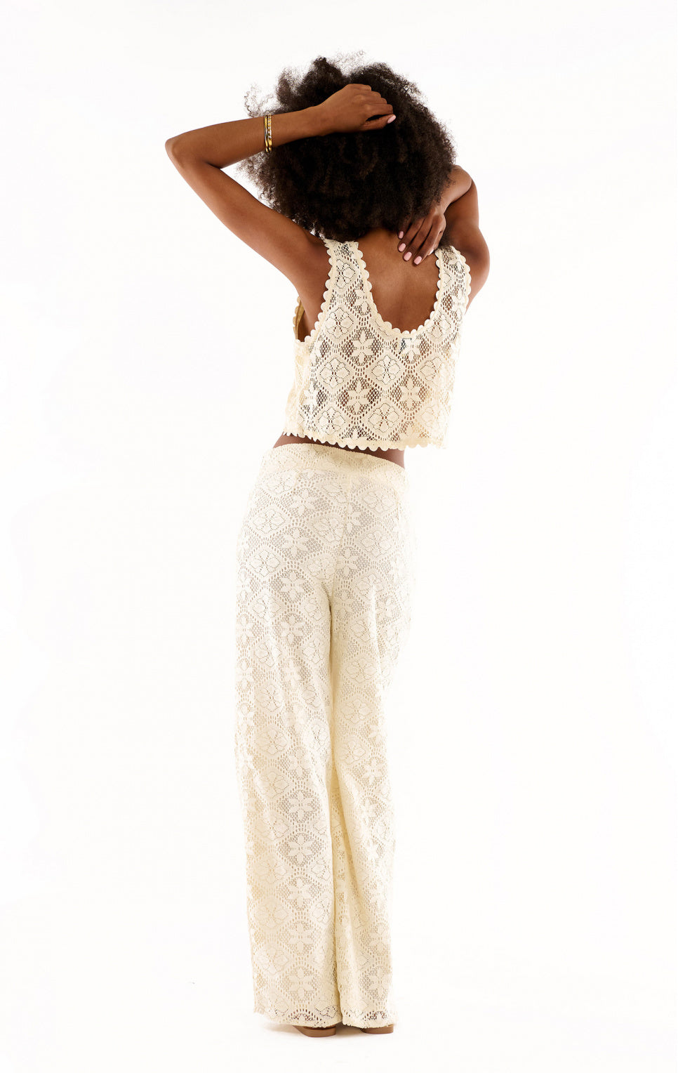Pantalon crochet dentelle Wild