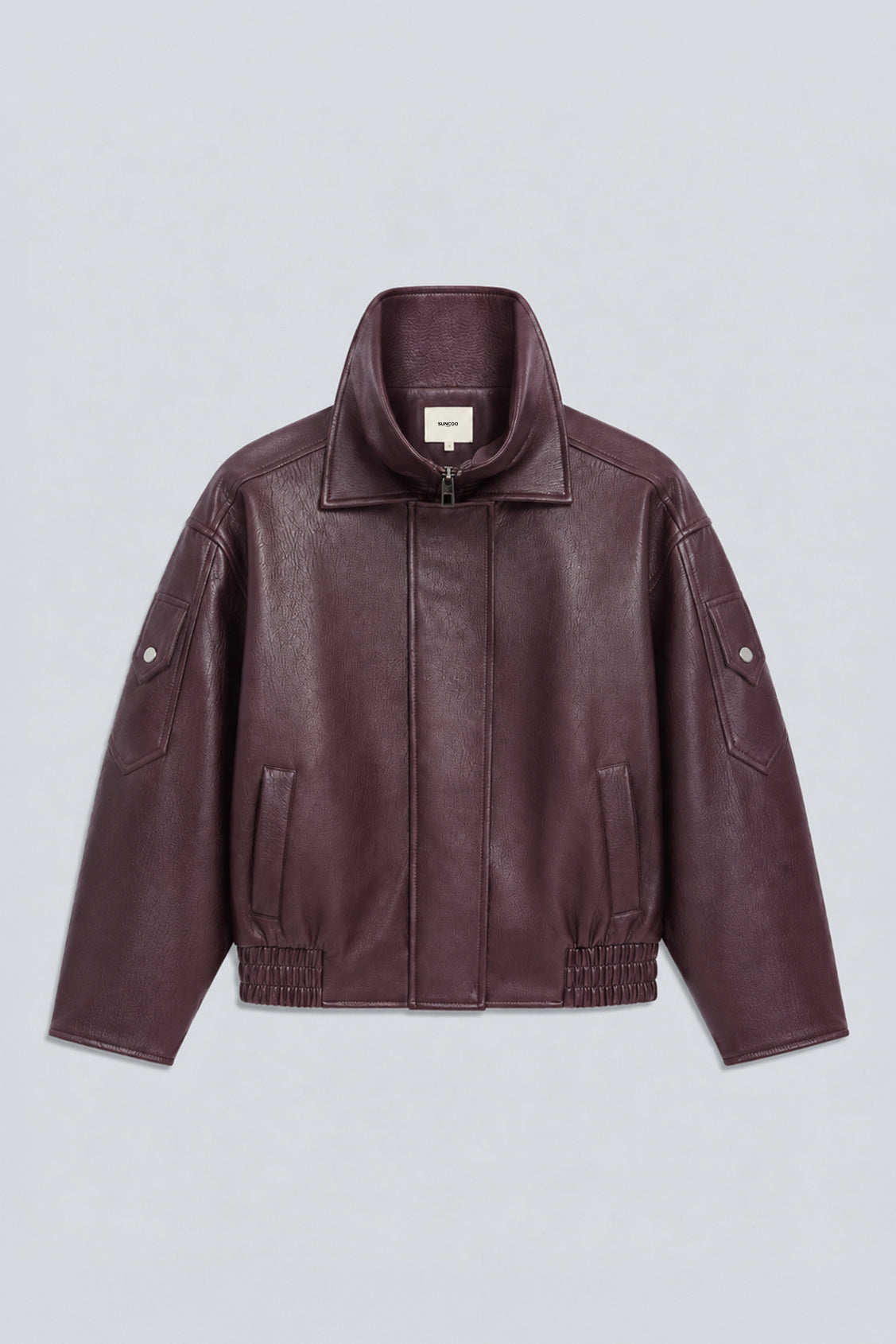 Veste oversize en simili cuir "Early" chez Suncoo