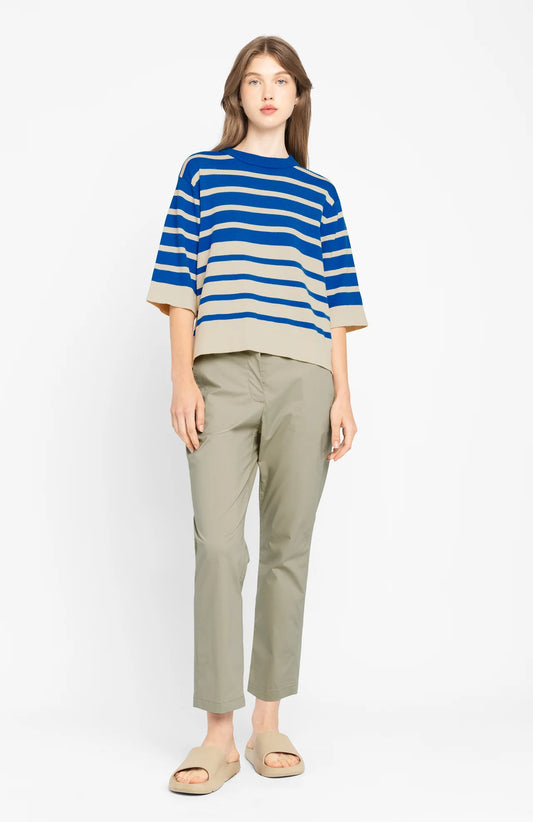 Pull rayé manches 3/4 Loréak Mendian