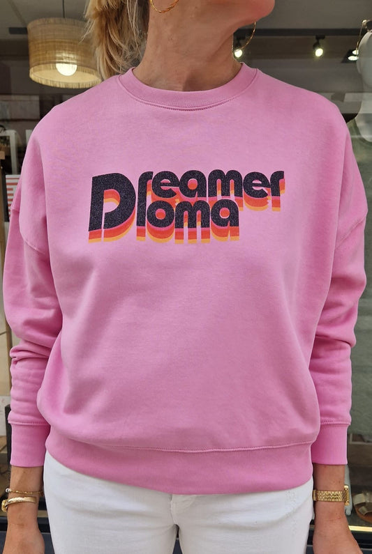 Sweat rose imprimé Marcello Collection