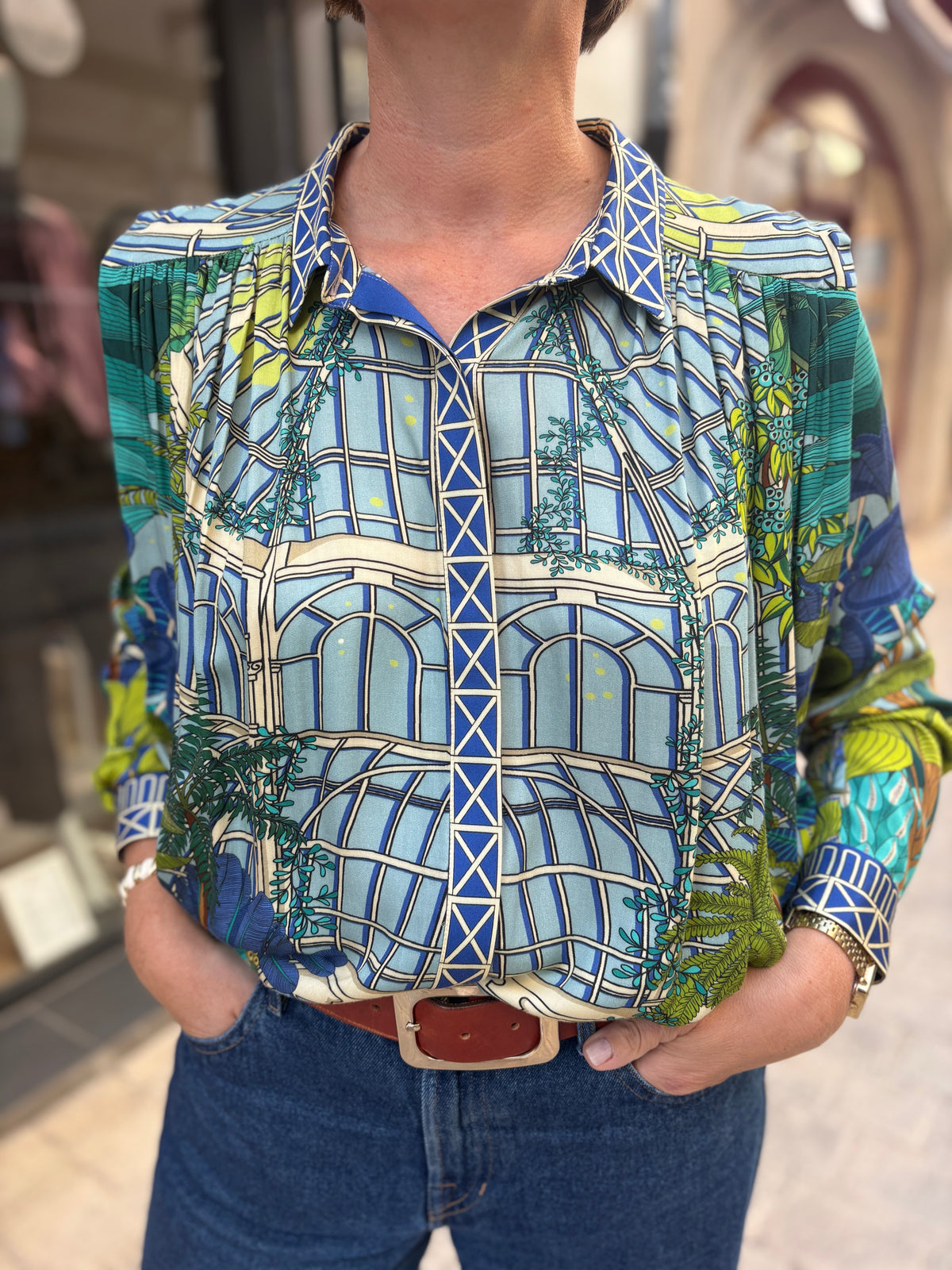 Chemise Méline modèle "Jardin d'hiver" chez Wild