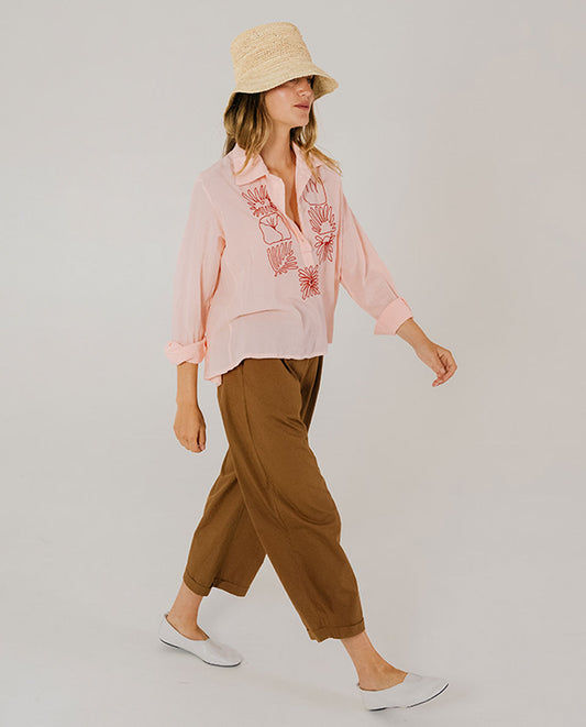 Blouse manches longues avec broderies Tinsels