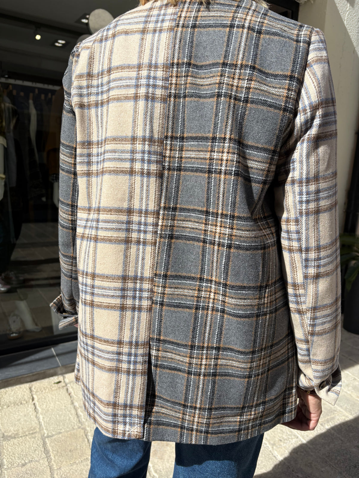 Blazer carreaux "Avey" chez Nümph