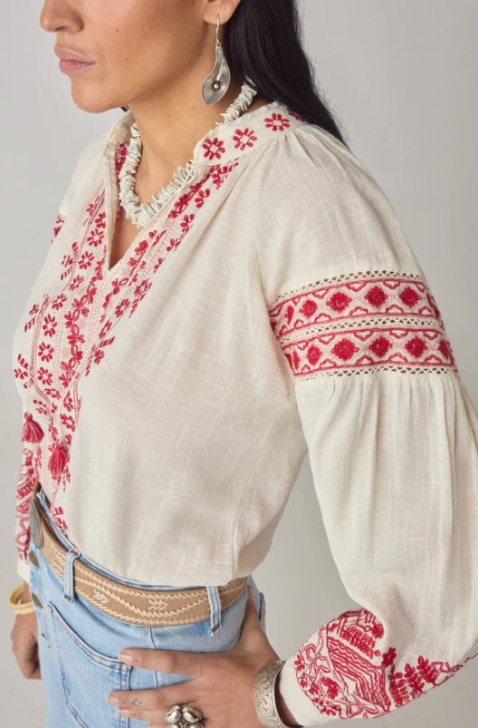 Blouse manches longues "Antonella" Maison Hotel