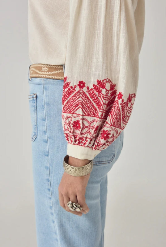 Blouse manches longues "Antonella" Maison Hotel