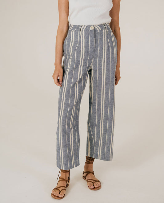 Pantalon droit rayé longueur 7/8 Tinsels