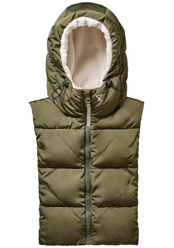 Capuche Kaki/Sherpa Fudoon