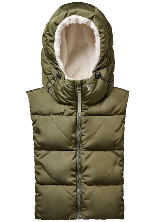 Capuche Kaki/Sherpa Fudoon