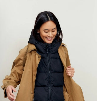 Capuche Noir/Polaire Fudoon