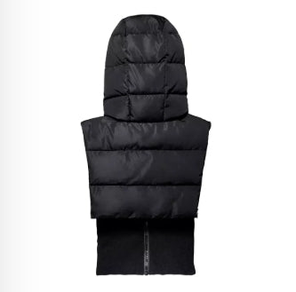 Capuche Noir/Polaire Fudoon