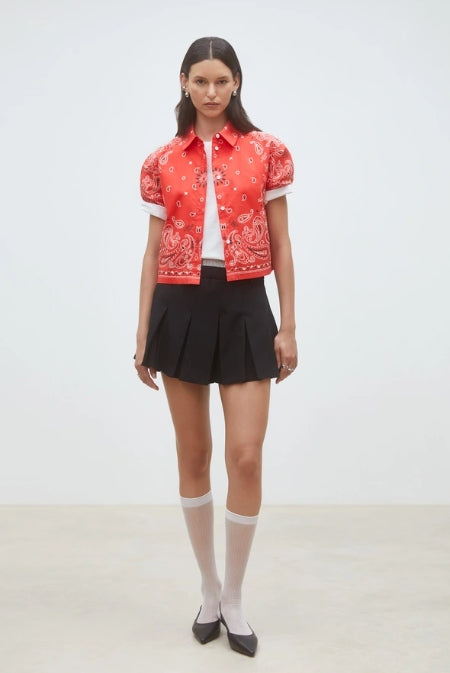 Chemise manche courte bandana "Luz" chez Suncoo