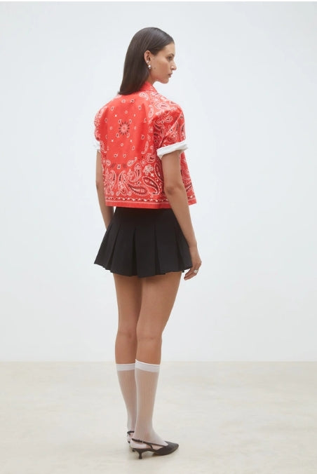 Chemise manche courte bandana "Luz" chez Suncoo