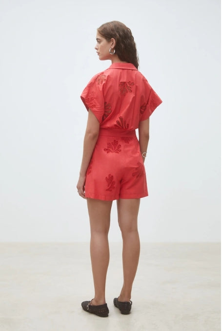 Combishort broderies ajourées "Tracy" chez Suncoo