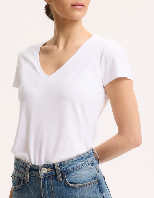 T-shirt col V Majestic Filatures