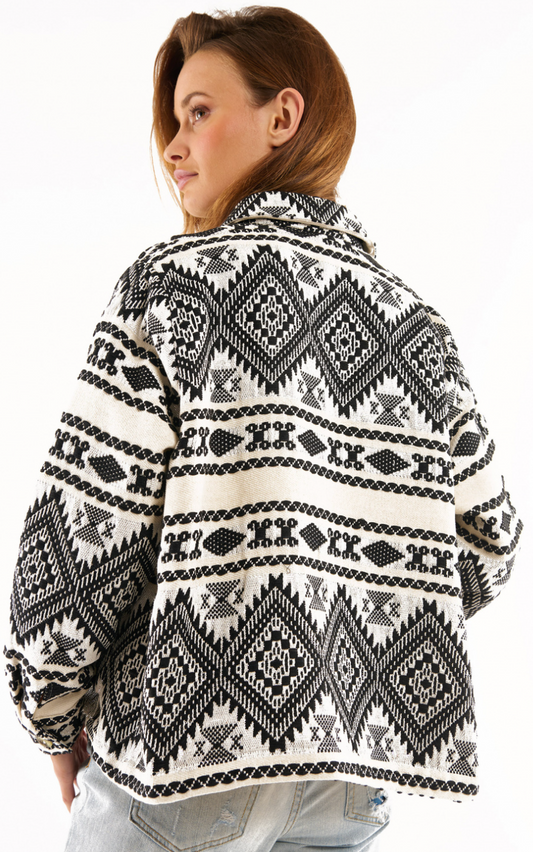 Veste à imprimés géométriques Wild