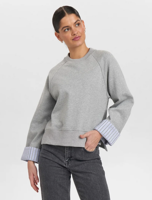 Sweat détail chemise Nümph