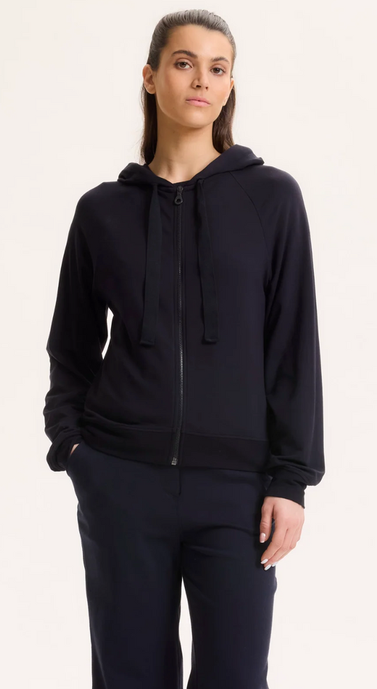 Sweat zippé à capuche Majestic Filatures