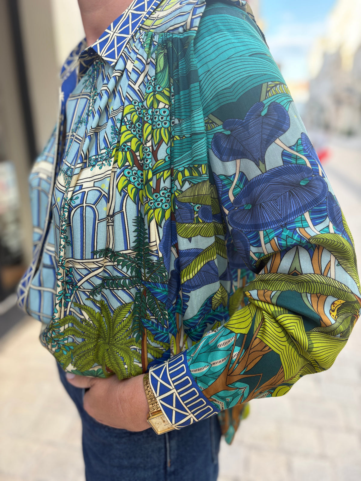 Chemise Méline modèle "Jardin d'hiver" chez Wild