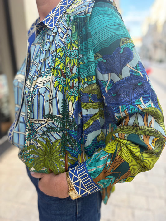 Chemise Méline modèle "Jardin d'hiver" chez Wild