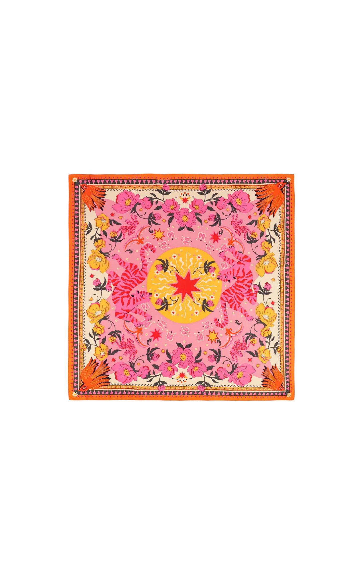 Foulard Medium "Bandidas" rose chez Wild